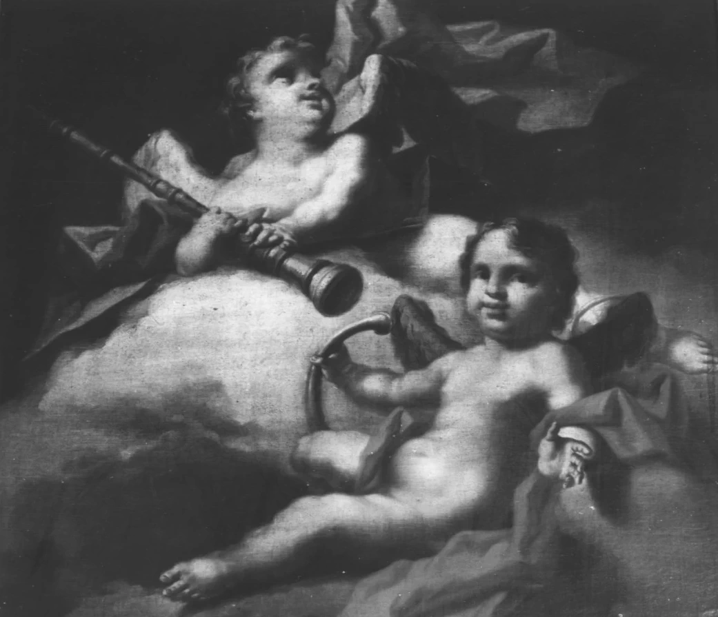 Angeli con flauto e corno - Bergamo